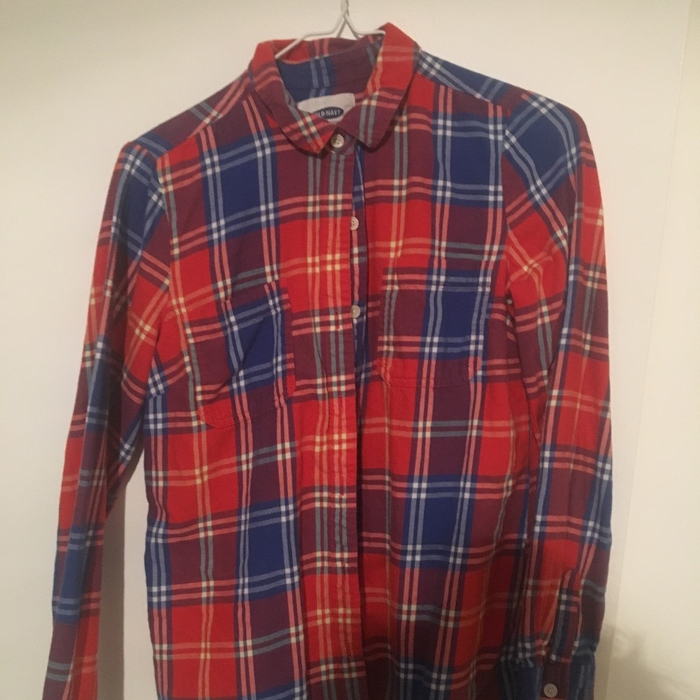 Old Navy size small plaid flannel cowgirl style
